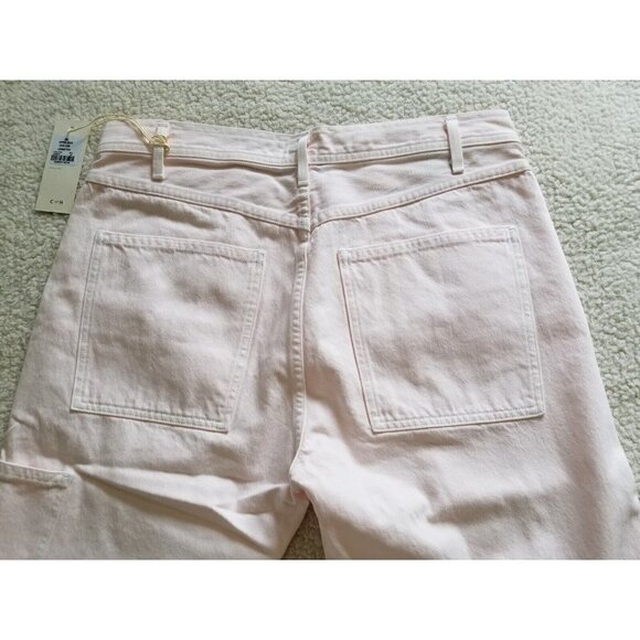 Citizens Of Humanity Abi Zipper Cargo Jeans in Carnation Pink Women's Size 26 - Picture 11 of 16